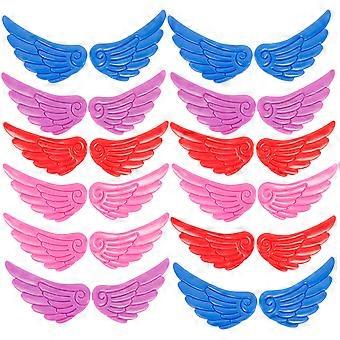 Colorful Skates Ornament Angel Wings for Roller Skates 12Pairs