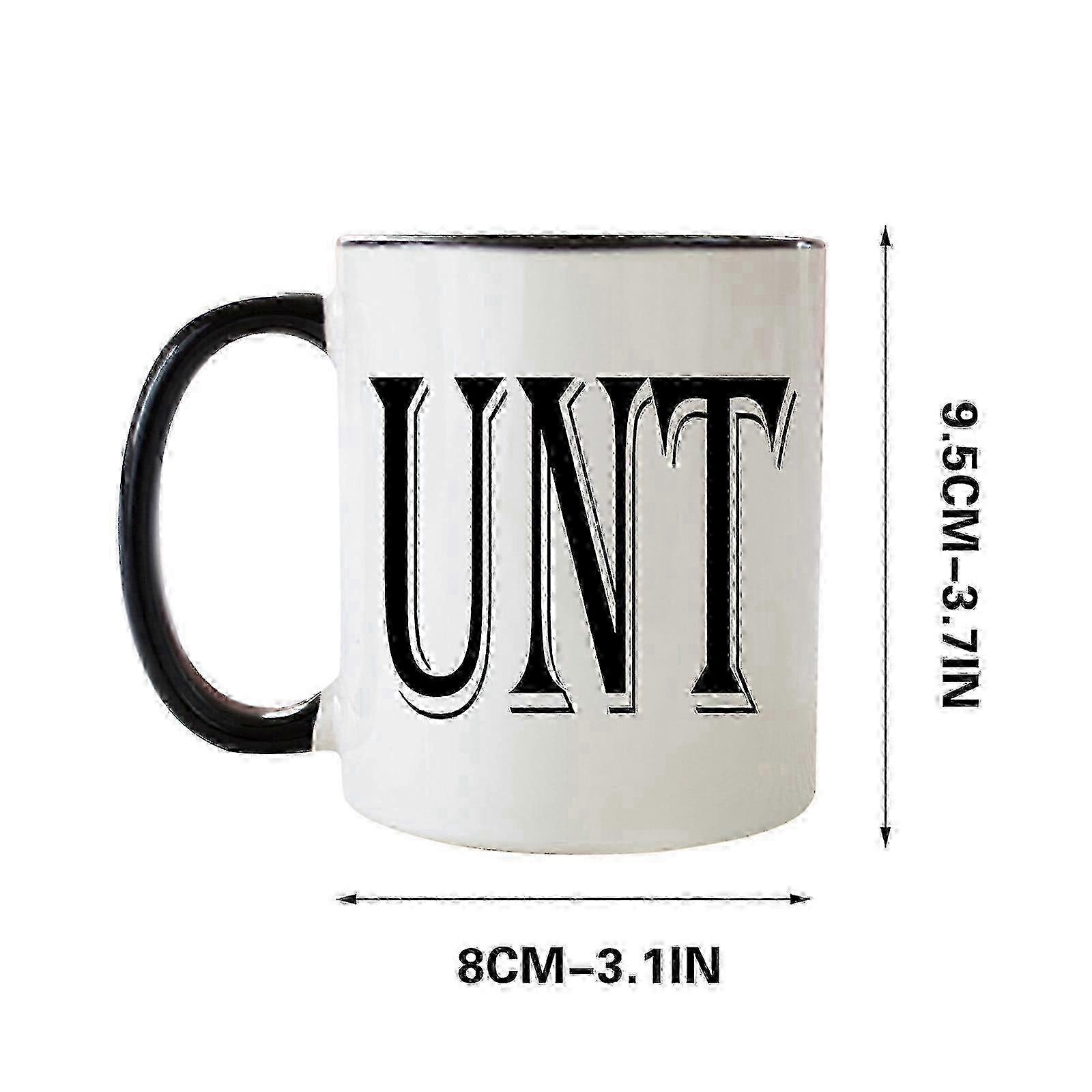 11 Oz Ergonomic Handle Ceramic Mug