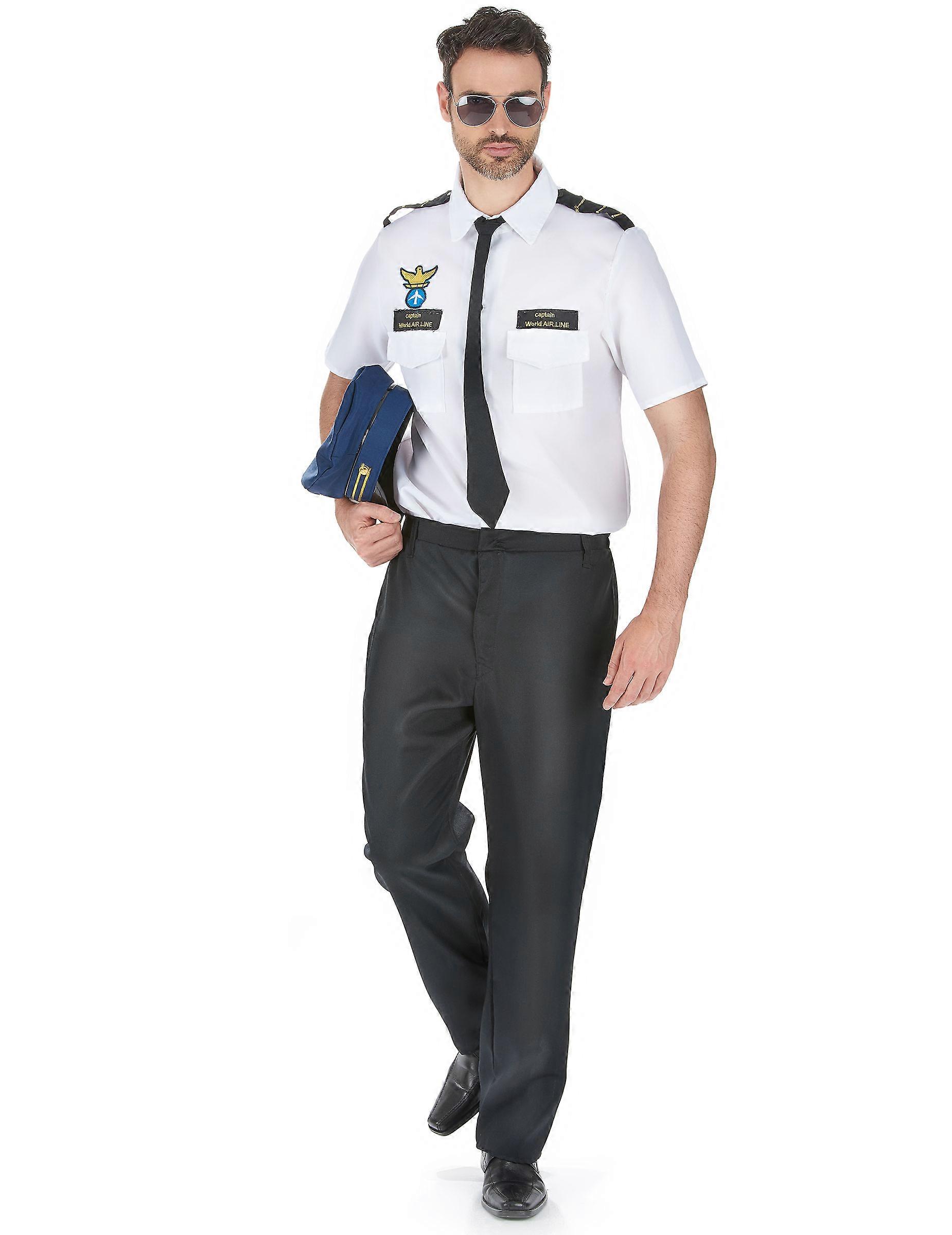 Men's airline pilot costume