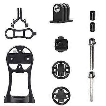 Aluminium Alloy Bike Computer Mount for Speedometer 1Set Black Color