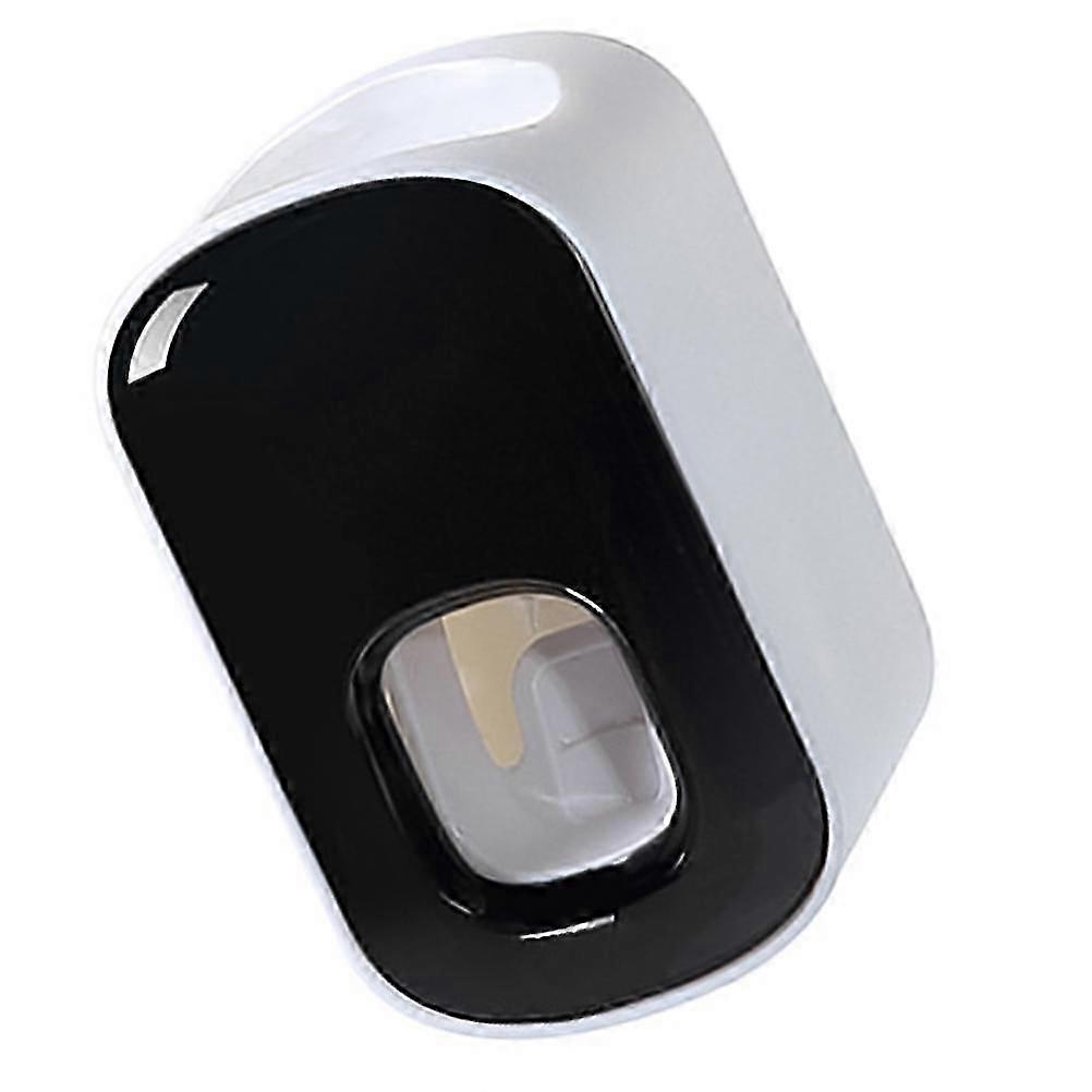 Automatic Toothpaste Squeezer, Double Wall-Mounted, ABS Silicone, Dual Position Squeezing, Hands-Free, Bathroom Toothpaste Rack, 1 Pack
