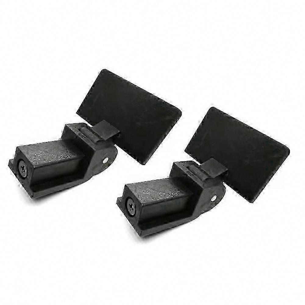 Black Turntable Dust Cover Hinge Set