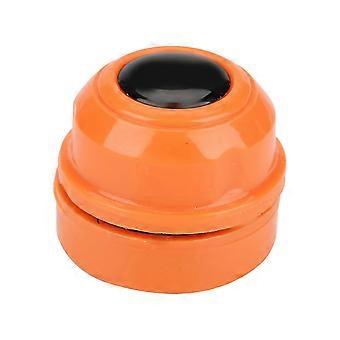 Mini Portable Durable Plastic Magnet Fish Tank Brush Cleaning Tool(Orange)