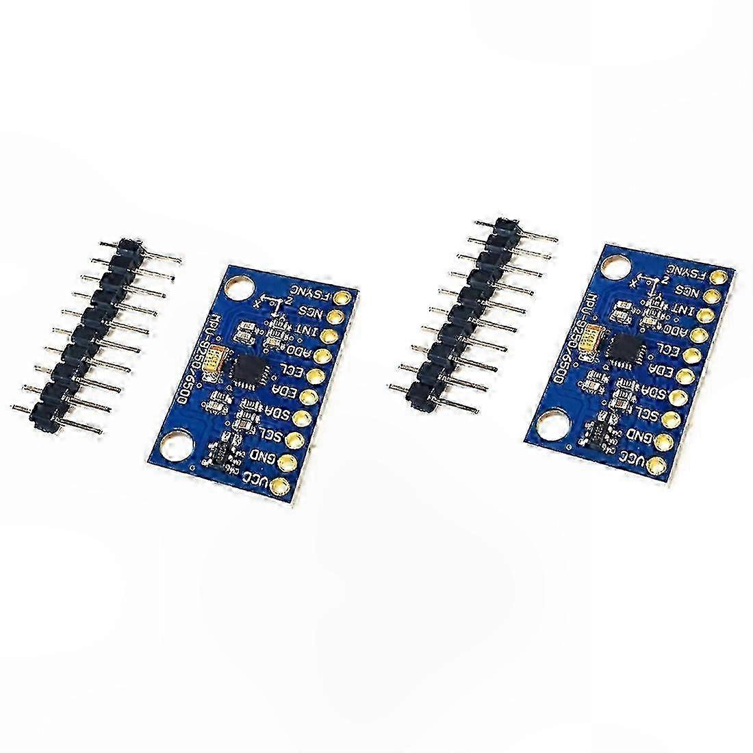 MPU9250 MPU6500 9-Axis Gyroscope Accelerometer Magnetometer Module 16-Bit IIC SPI 2 Pcs