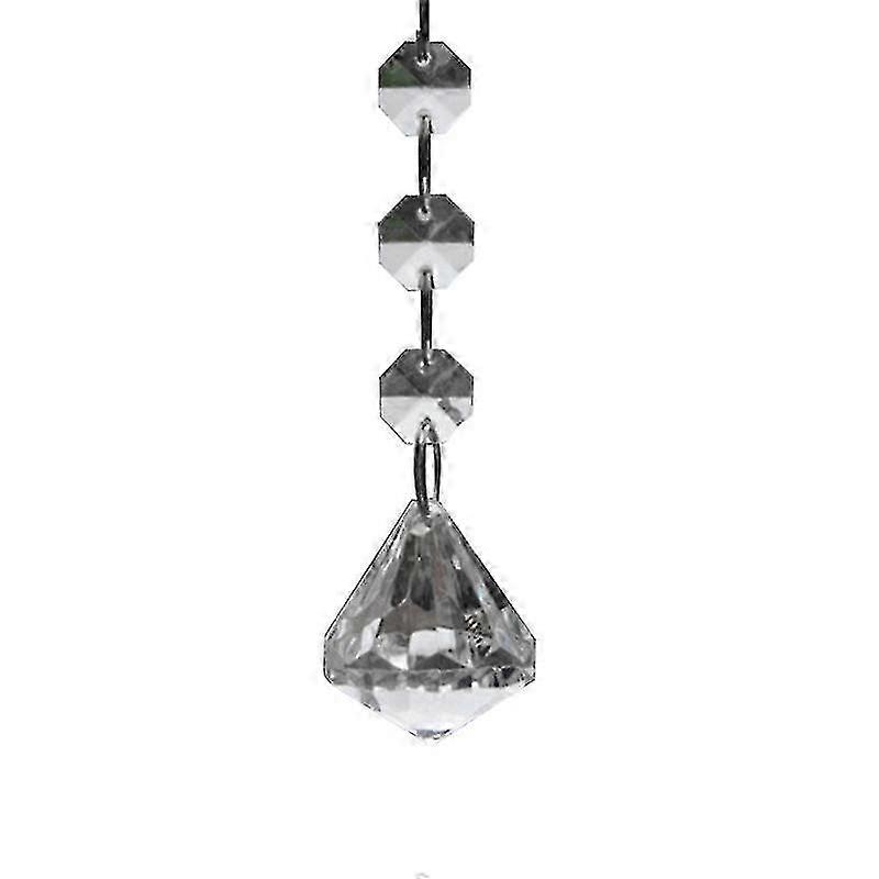 Clear Acrylic Octagon Pendant