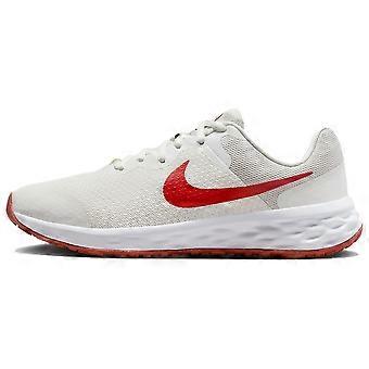 Nike REVOLUTION 6 Dempende Ademende Lage Hardloopschoenen Rood Wit Unisex DD1096-102