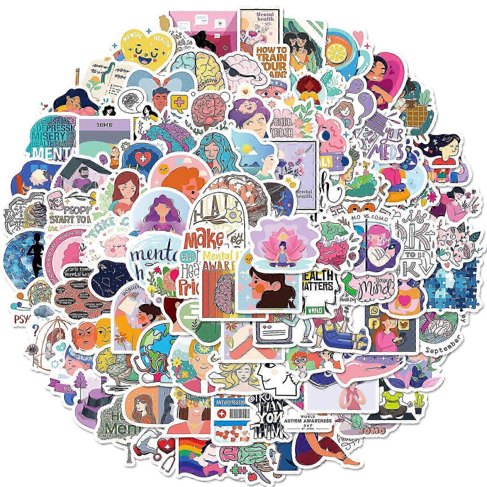 Self-Care Reminder Vinyl Sticker Set