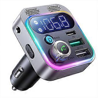 48W Bluetooth auto MP3-speler met dubbele oplader