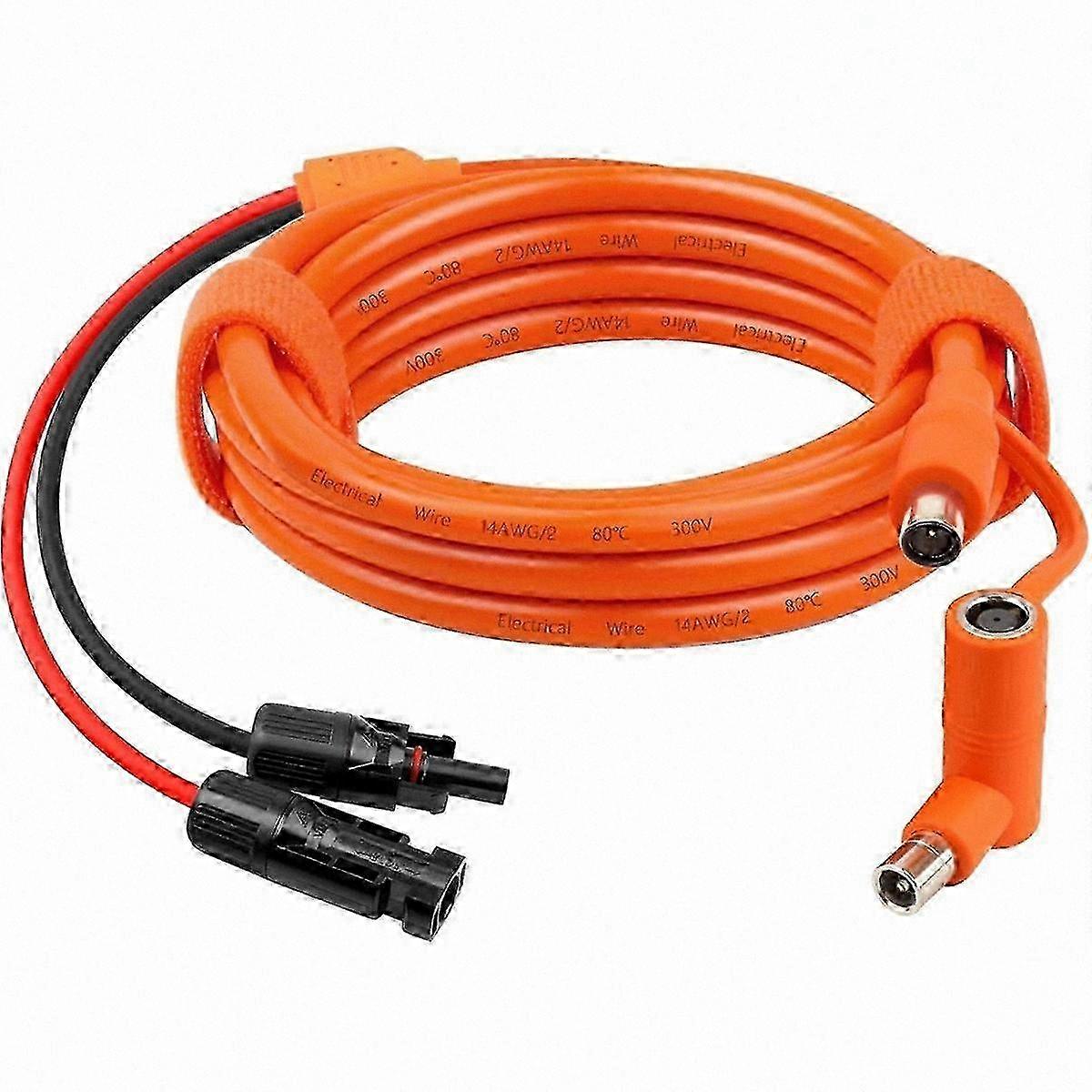 Dual-Plug Solar DC Extension Cable 2m