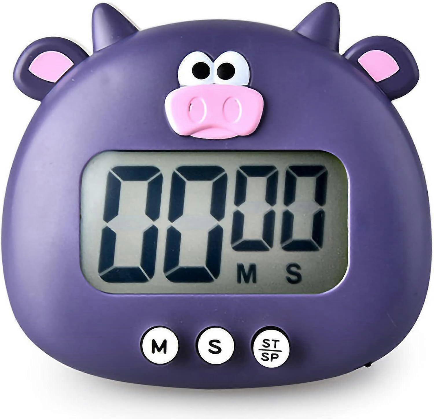 Digital Kitchen Timer LCD Display Magnetic Countdown Stopwatch Timer, Kitchen Cooking Countdown Timer Kids Timer