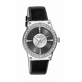 D & g Sundance Quarz Analog Frauen Uhr mit Kuhfell Armband DW0528