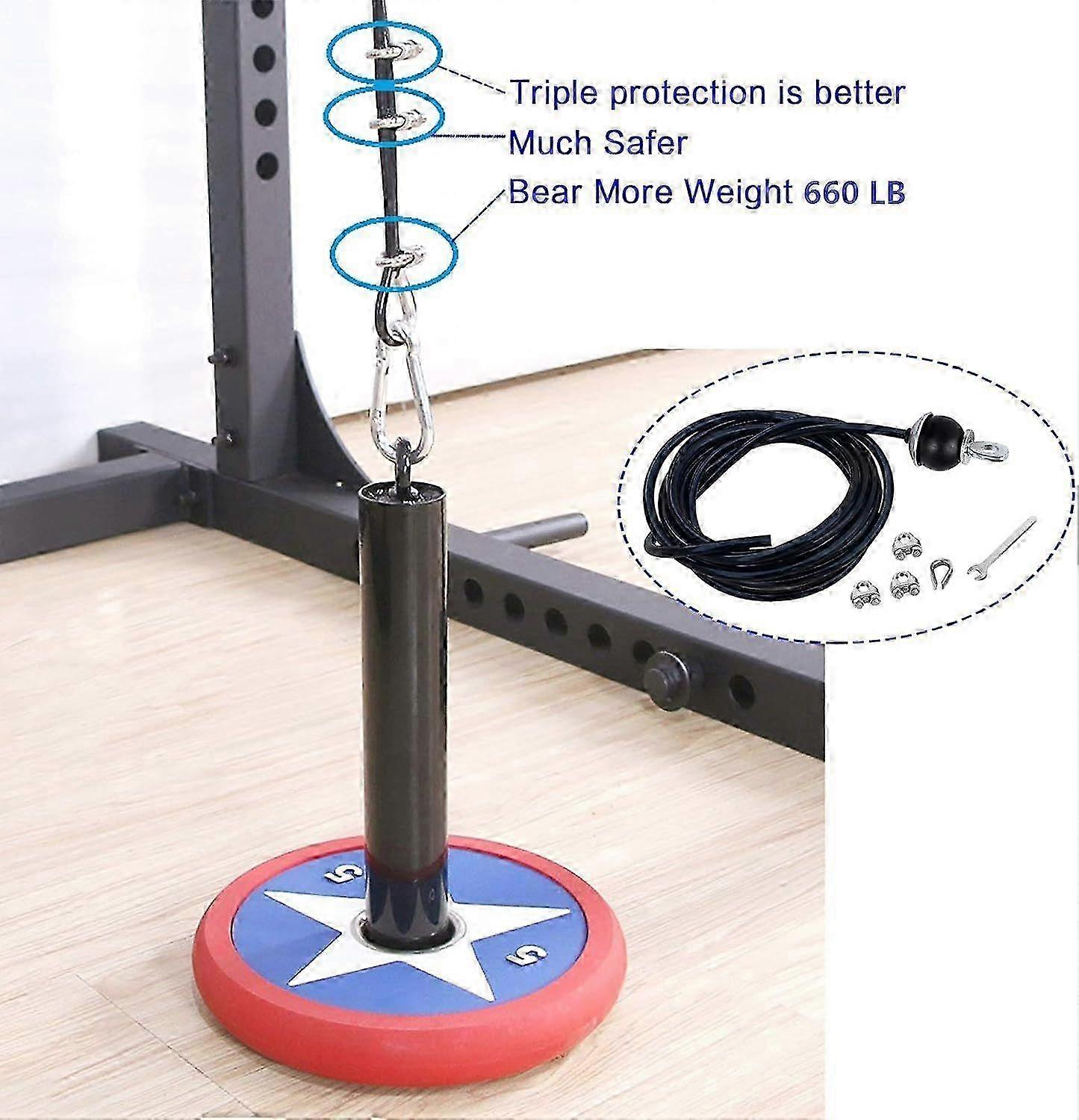 78 Inch Adjustable PU Steel Cable