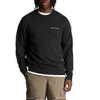 Lyle & Scott ML2004VI Mens Loopback Embrodiered Script Crew Neck Sweatshirt XL
