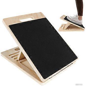 Kuitstreker Hellingplank Houten hellingplank voor fitness, verstelbaar tot 5 hellingshoeken