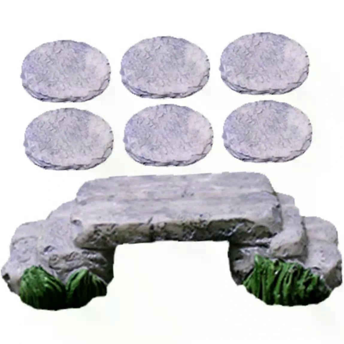 Miniature Bridge Decor Resin Creative Garden Ornament