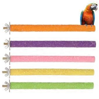 5 stuks papegaaienspeelgoed, zitstok voor papegaaien, 20 cm, kauwspeelgoed voor vogels
