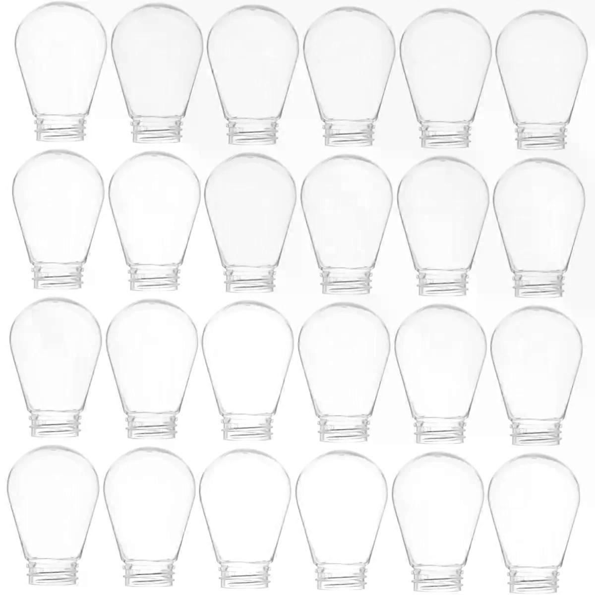 50pcs Plastic Globe Light Covers Replacement for E27 String Lights