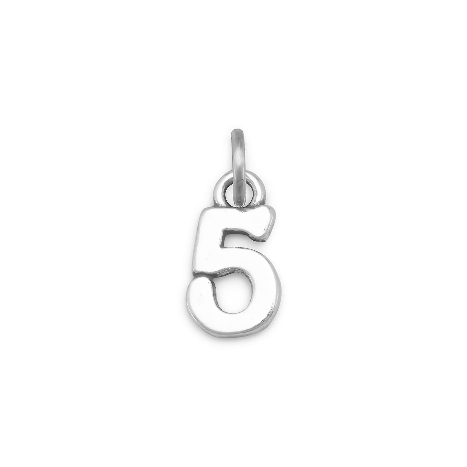 Pulseira com pingente de prata de lei 925 oxidada de 12x8mm (5 polegadas) para mulheres.
