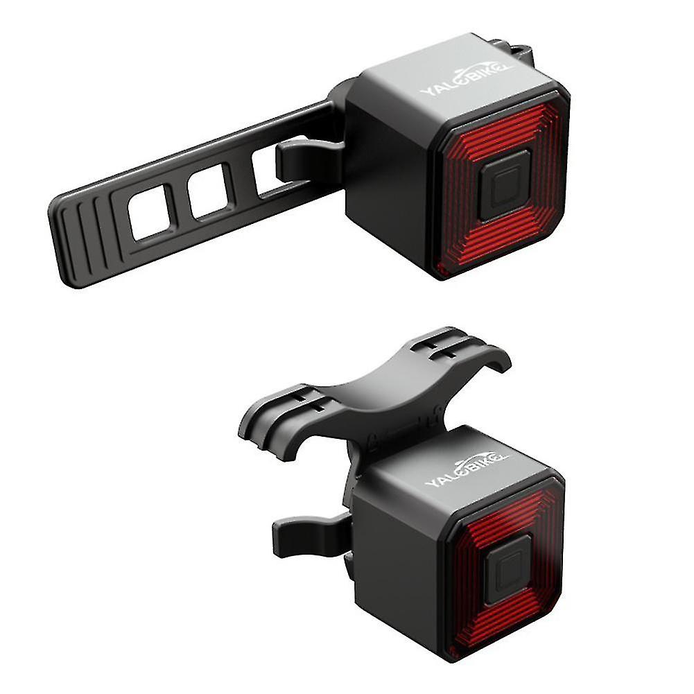 Usb Rechargeable Bicycle Brake Sensor Light Rear Warning Lan