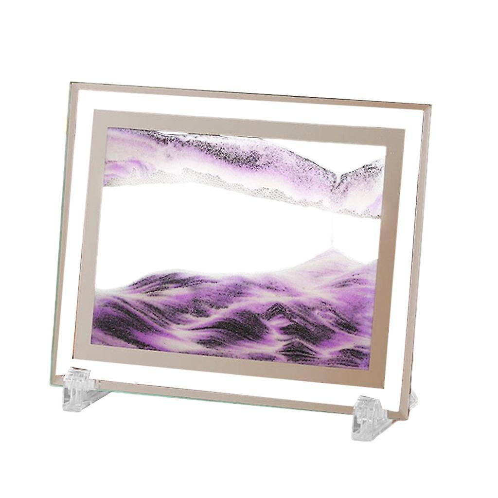 Moving Dynamic Art Lila Sand Bild
