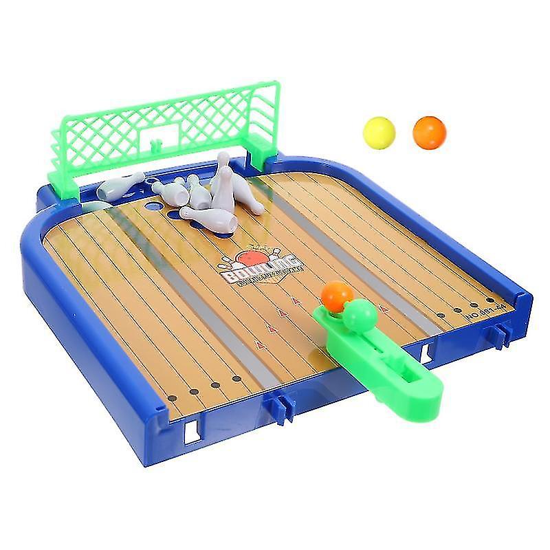 28X25 Cm Assorted Color Toy Playsets Tabletop Bowling Game Toy Novelty Striking Finger Game For Kids