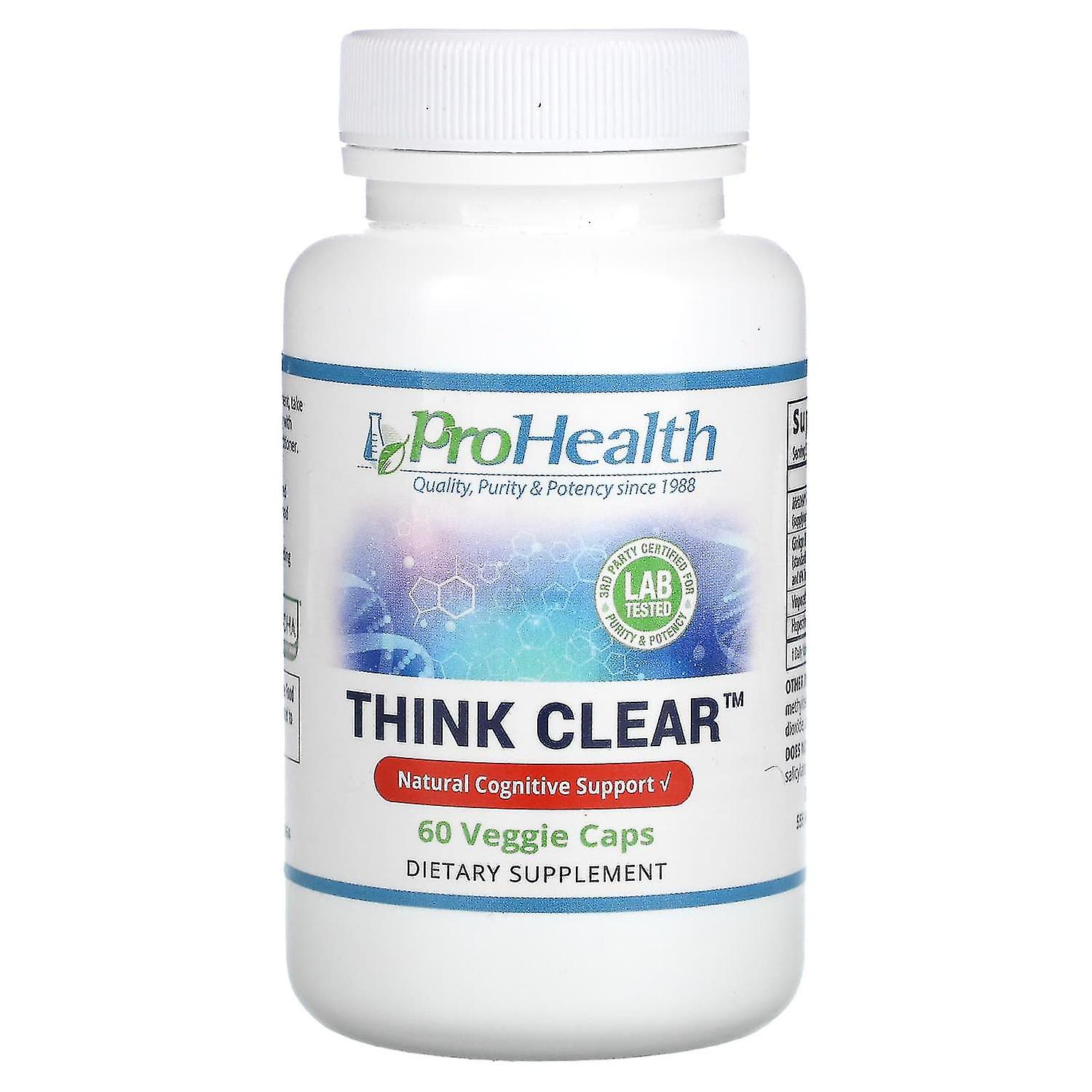 ProHealth Longevity, Think Clear, 60 Veggie Caps