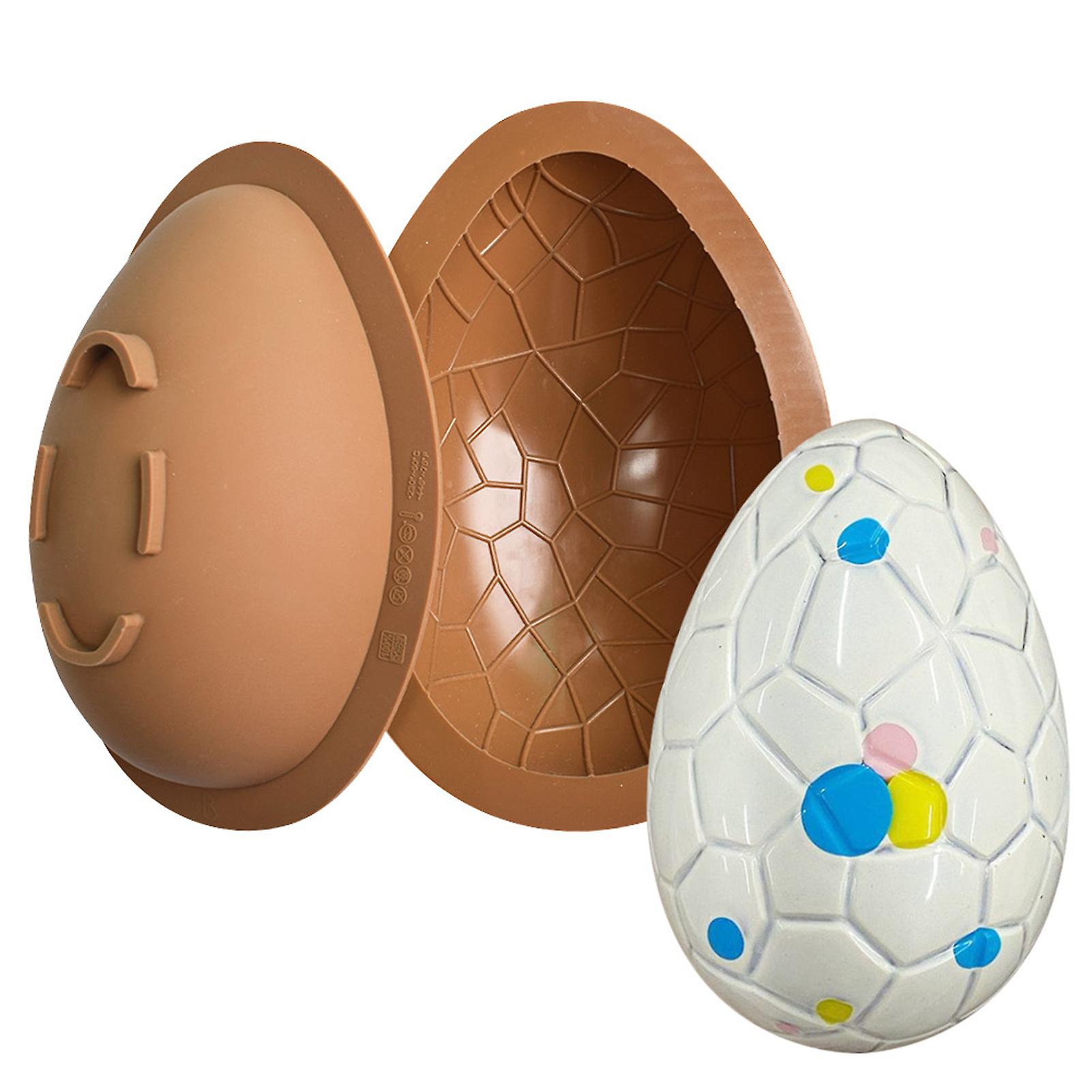 Easter Egg Silicone Chocolate Mould With Flexible Silicone Material Stencil