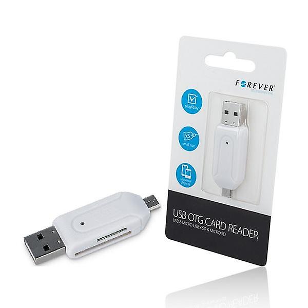 Forever USB Micro SD / SD Card Reader USB + OTG Micro-USB