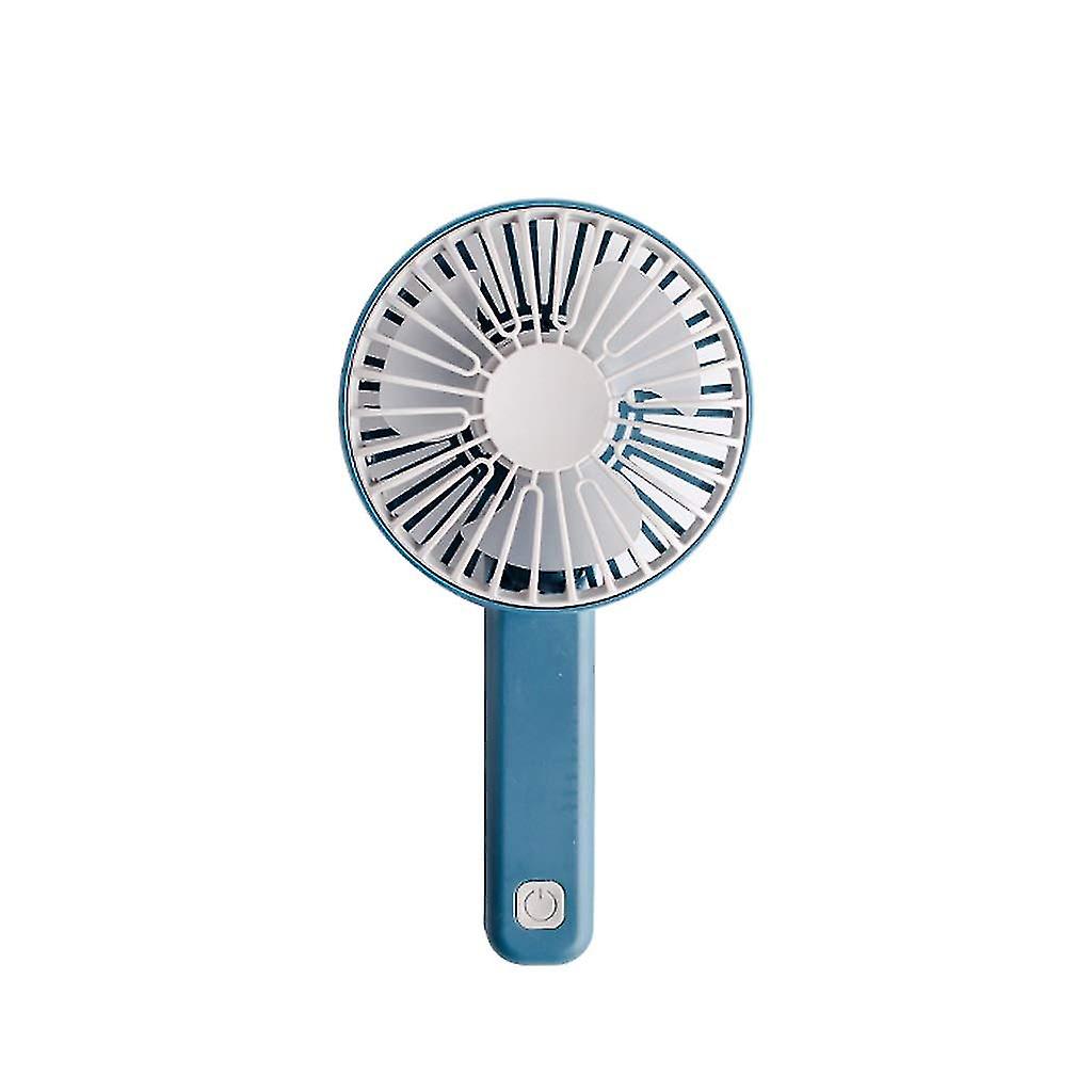 Portable Mini Fan Usb Rechargeable Hand Fan (blue)