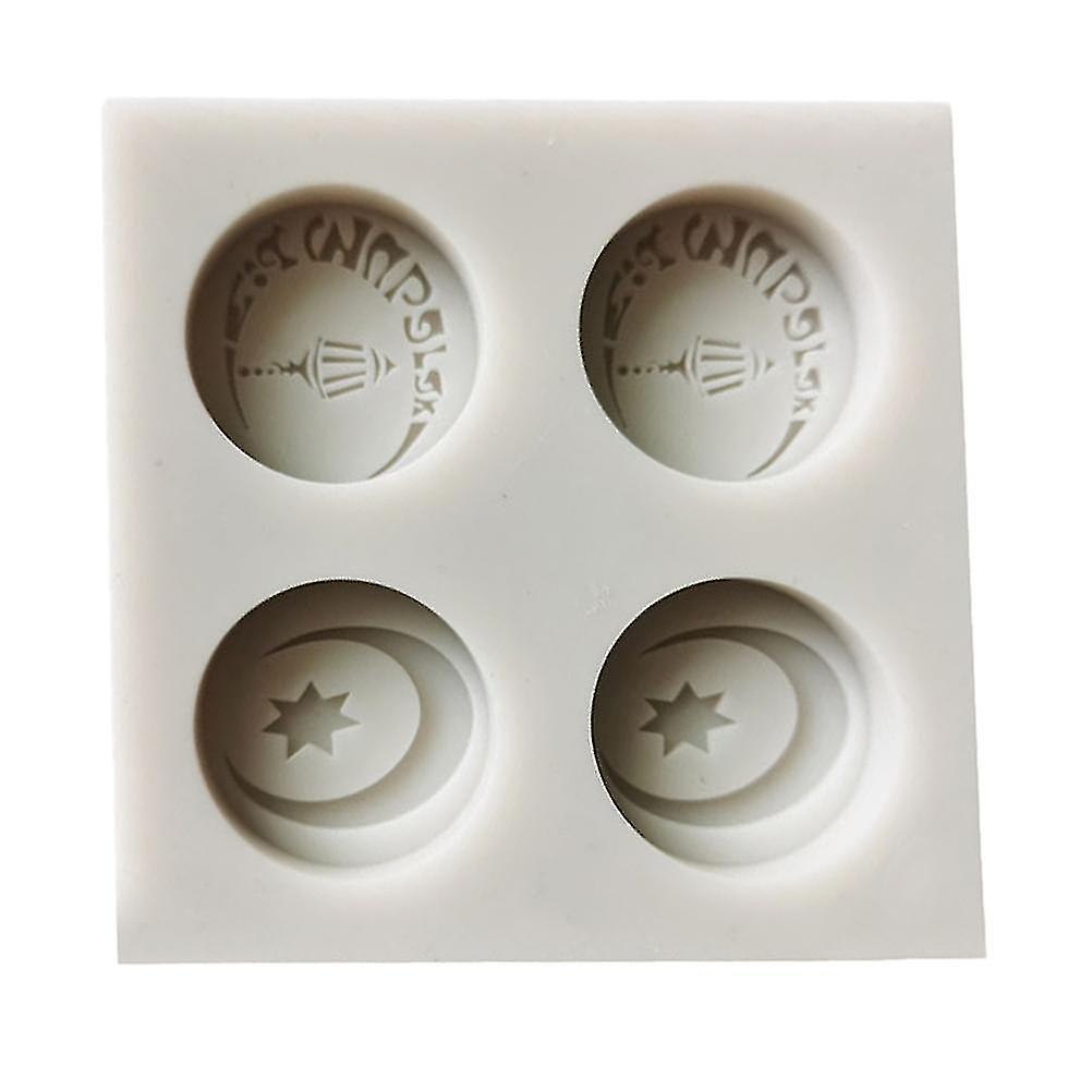 Diy Fondant Mold Eid Ramadan Pattern Cake Mold Cookie Baking Tool Baking Mold