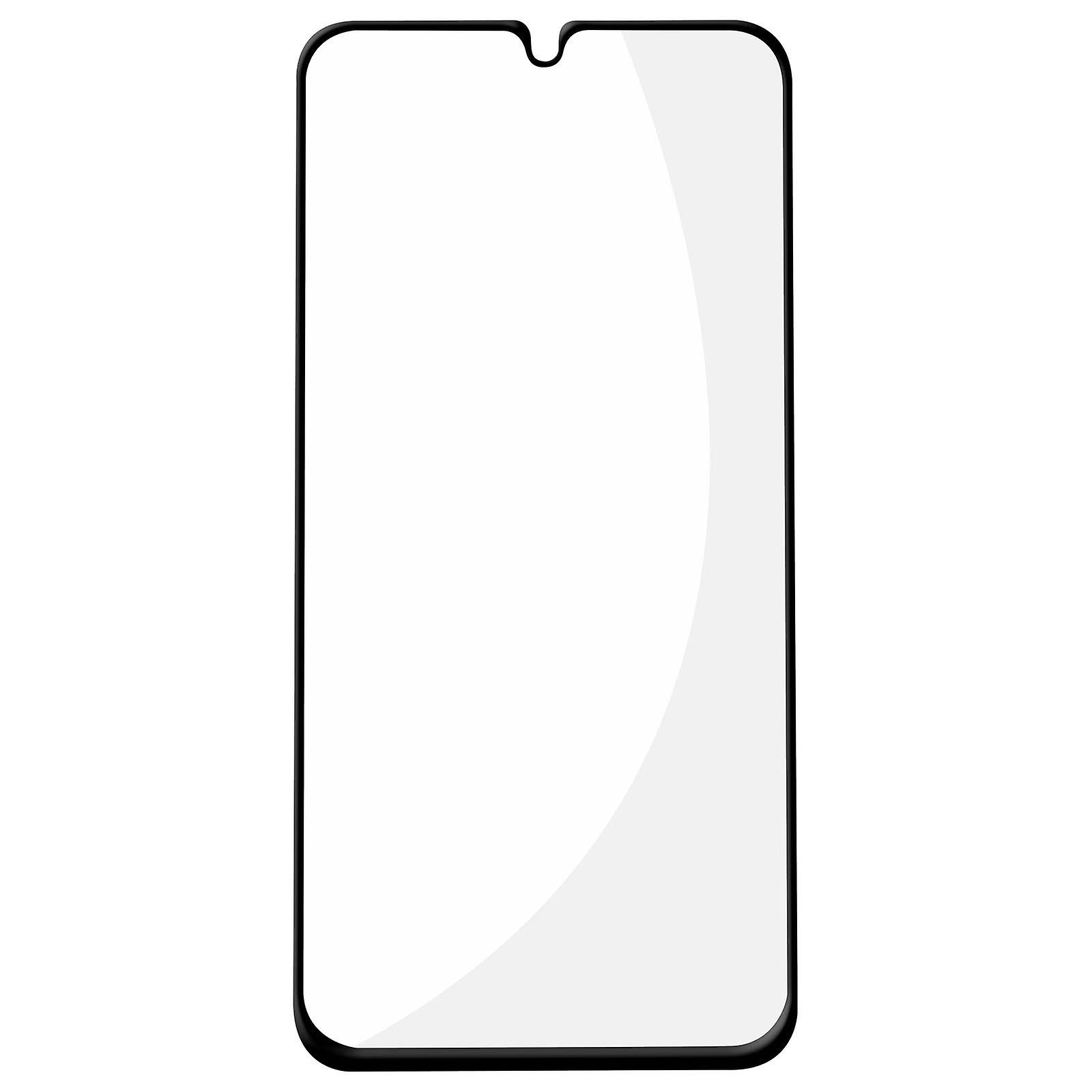 Avizar Verre trempé pour Galaxy A34 5G dureté 9H bordure noire biseautée Noir