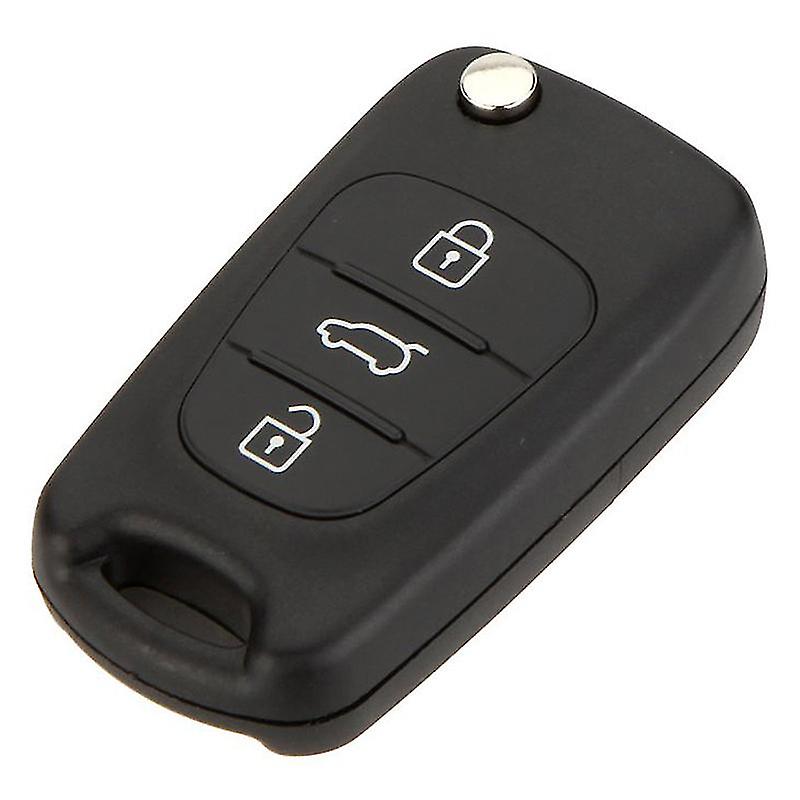 Replacement 3 Button Keyless Entry Remote Control Folding Flip Car Key Fob Shell Case Combo Compati