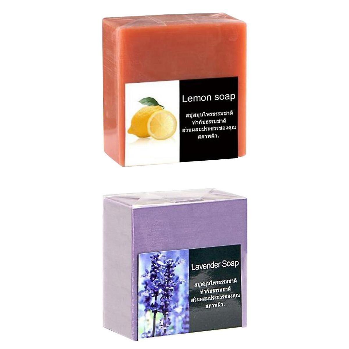 Lemon Soap+Lavender Soap