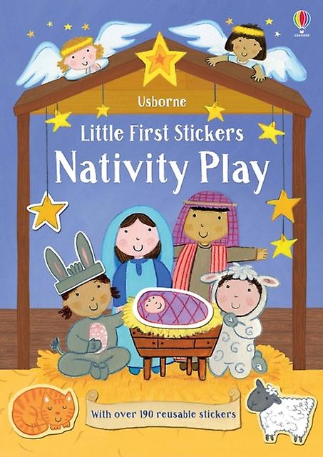 Little First Stickers Nativity Play by Felicity Brooks Paperback