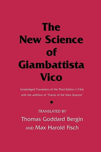 The New Science Of Giambattista Vico by Giambattista Vico Paperback Book