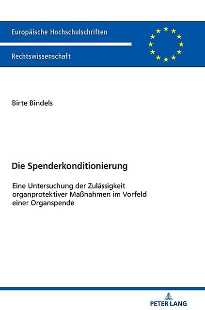 Die Spenderkonditionierung by Birte Bindels Hardback Book