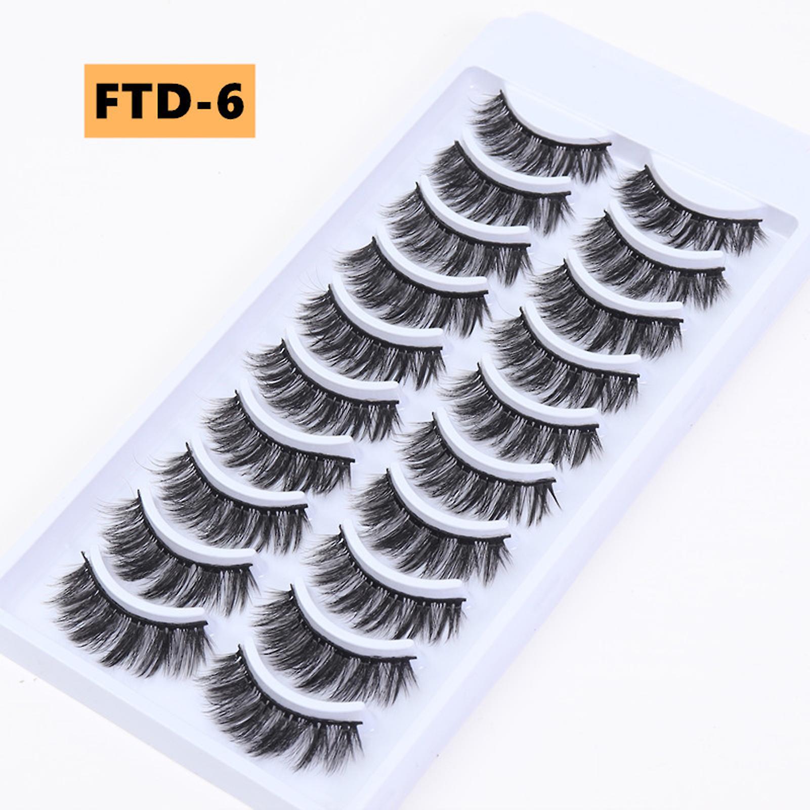 10 Pairs Of Reusable False Eyelashes Com