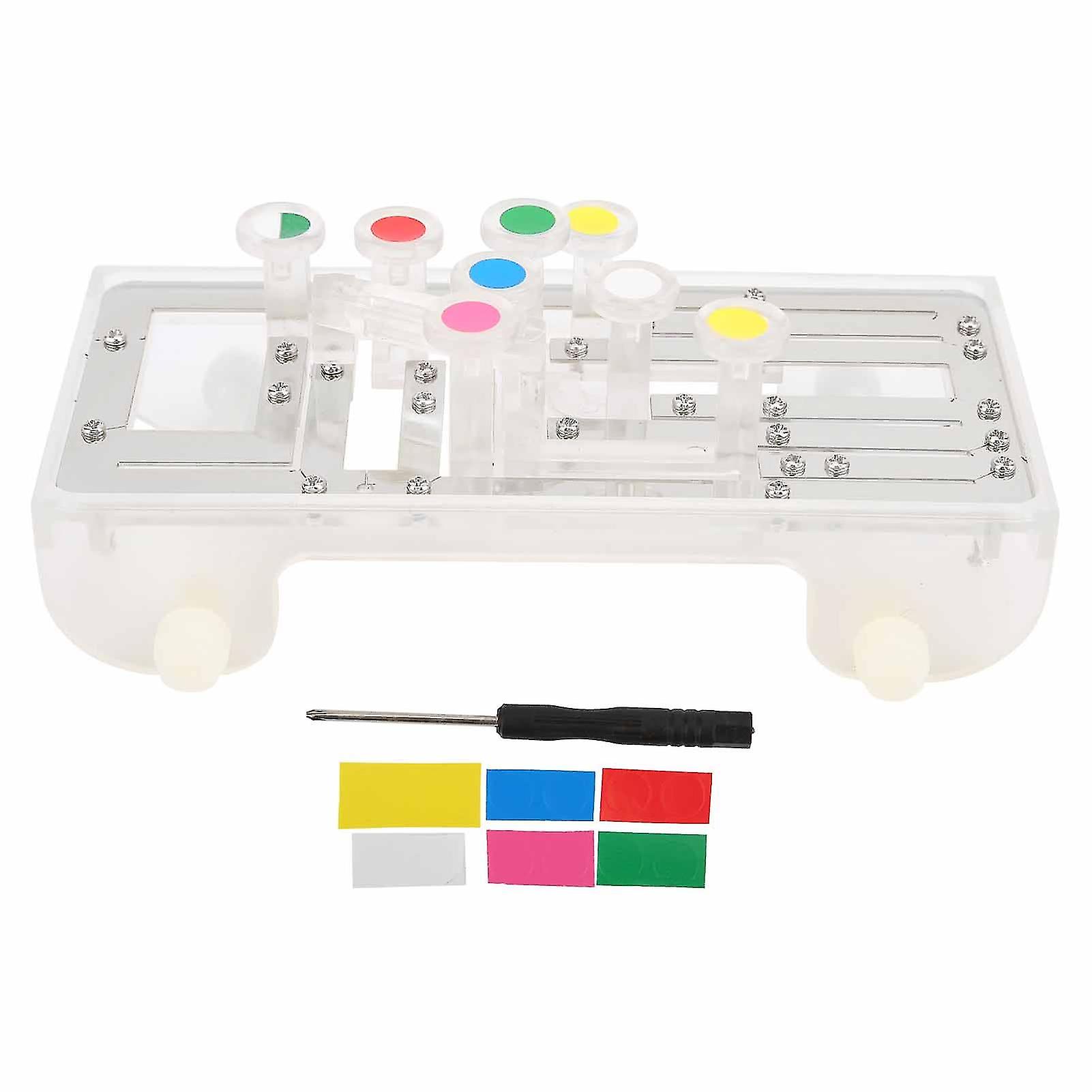 Guitar Learning System Teaching Aid Helper Folk Ukulele Chord Trainning For Beginnersilver