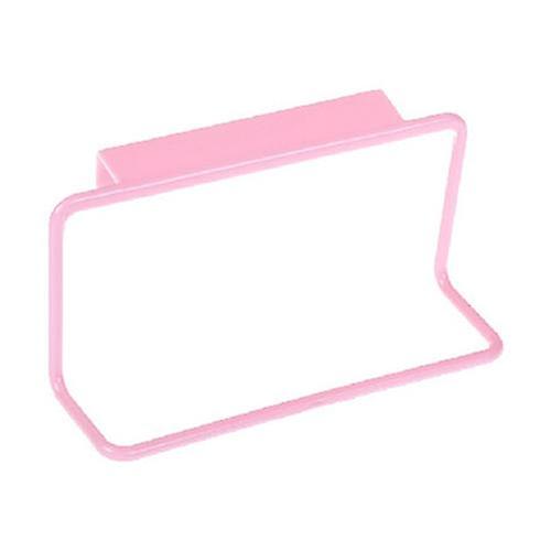 ZHOUBA Towel Holder Punch Free Space-saving Plastic Cupboard Cabinet Hanging Towel Rack for Home
