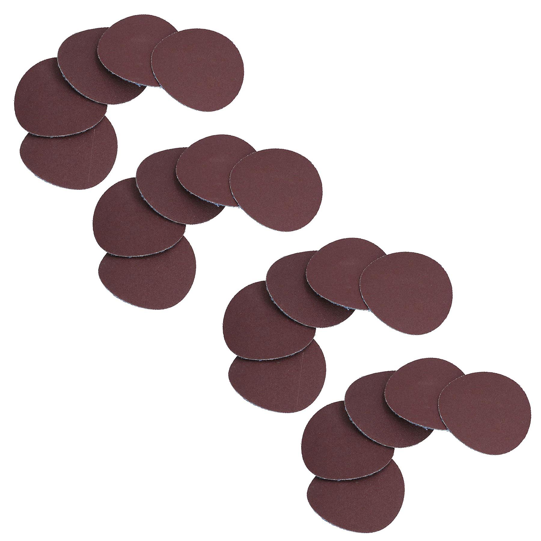 75mm (3in) Twist Button Abrasive Sanding Flap Discs Pads Belts 120 Fine Grit 20pk