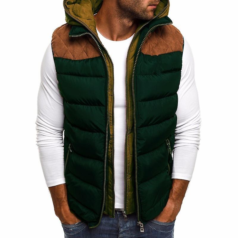 Stijlvol color-block vest met capuchon: modieus, warm en veelzijdig wintervest