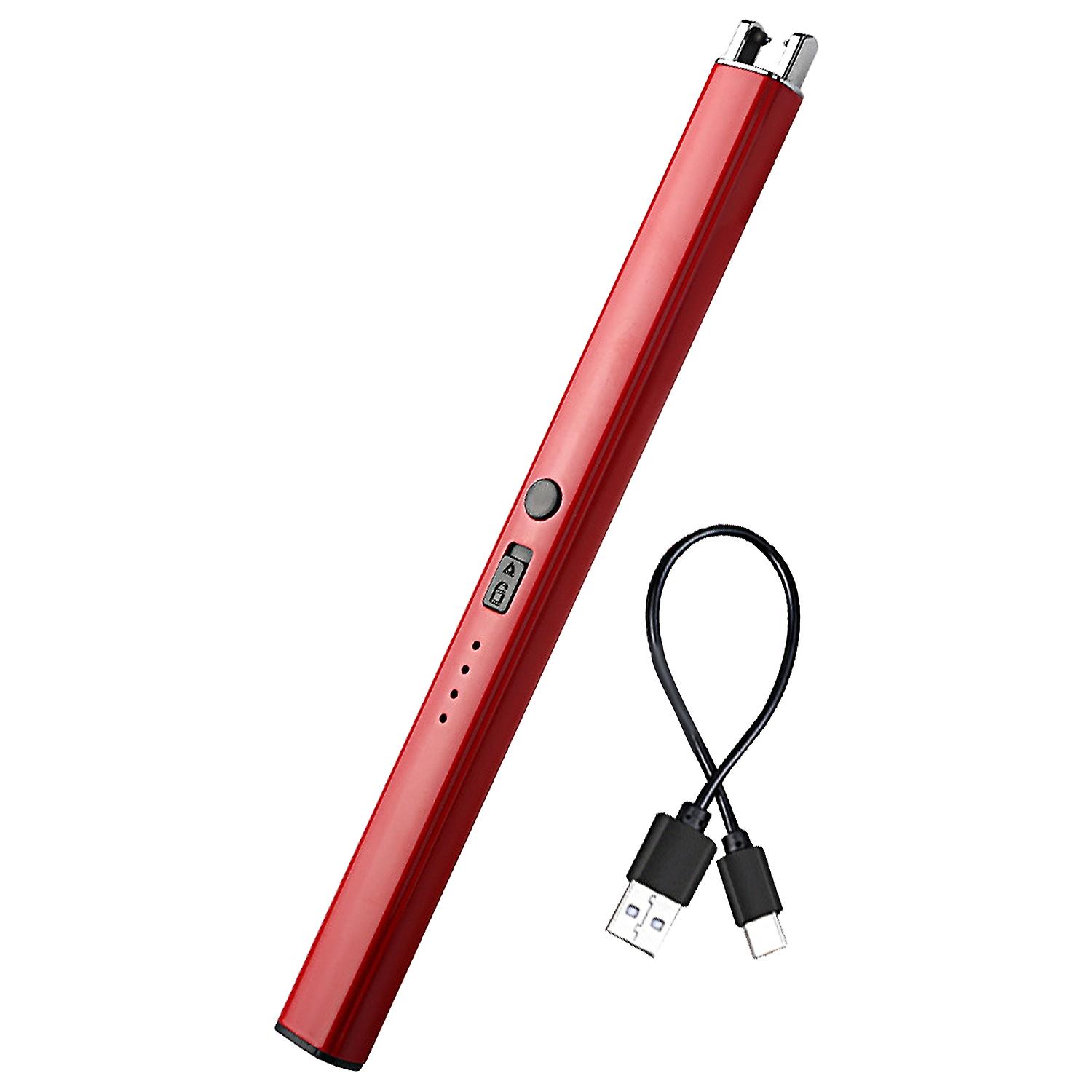 Pulse Igniter USB Rechargeable Windproof Long Handle Camping Gas Stove Flameless Electric Igniter