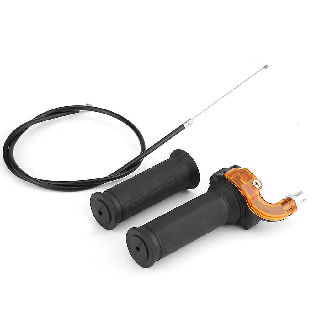 1 Pair Motorcycle Electric Twist Throttle Grips with Cable