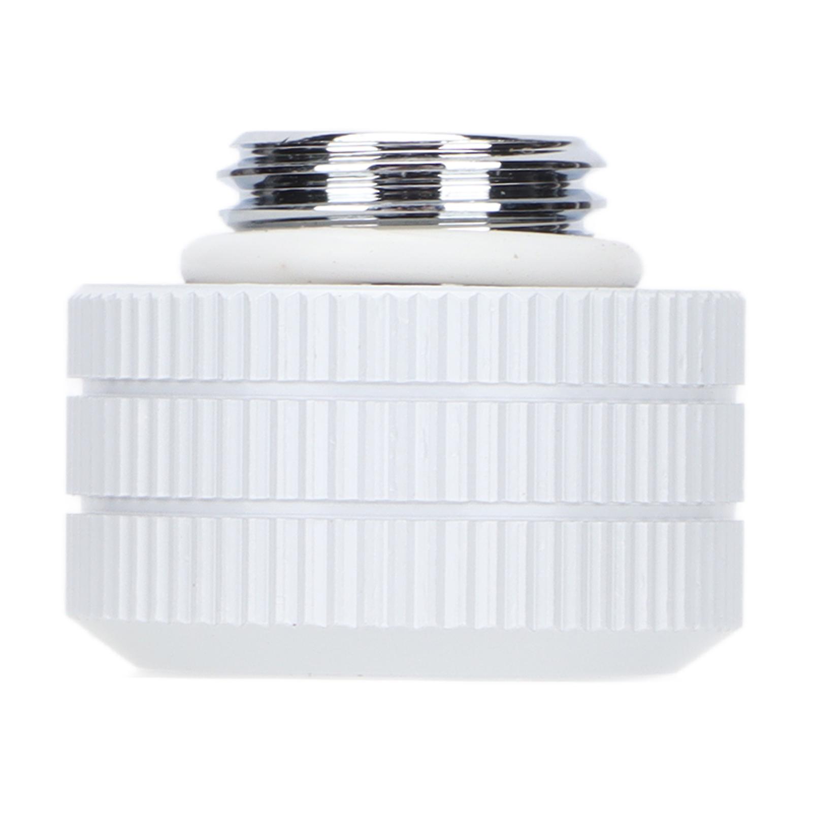 Hard Tube Fittings 14mm G1/4in Thread Inner Hex Compression Fittings with Sealing Rings for Computer Water Cool SystemWhite 