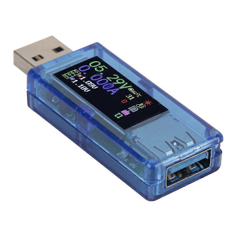 AT34 USB 3.0 Color LCD Voltmeter Ammeter 0-4A 0.96" Display
