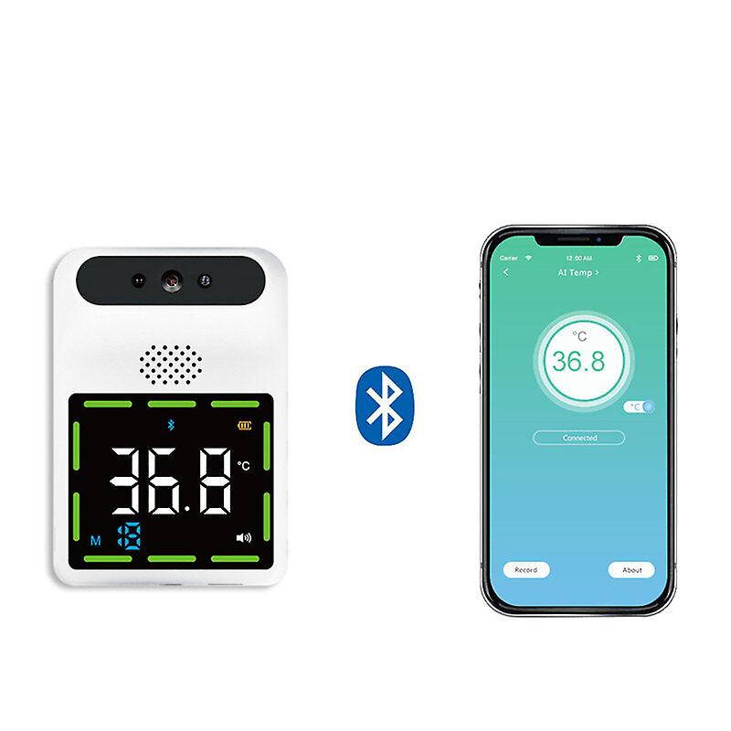 An der Wand montiertes berührungsloses IR-Infrarot-Stirnthermometer mit LCD-Display und Fieberalarm