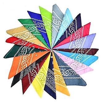 Bandana wzór paisley 55x55 cm 100% bawełna 1 opakowanie losowy kolor