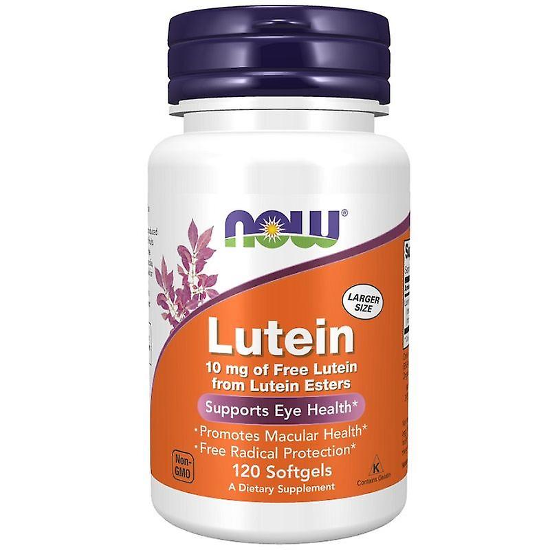 NOW Foods Lutein 10mg Softgels 120