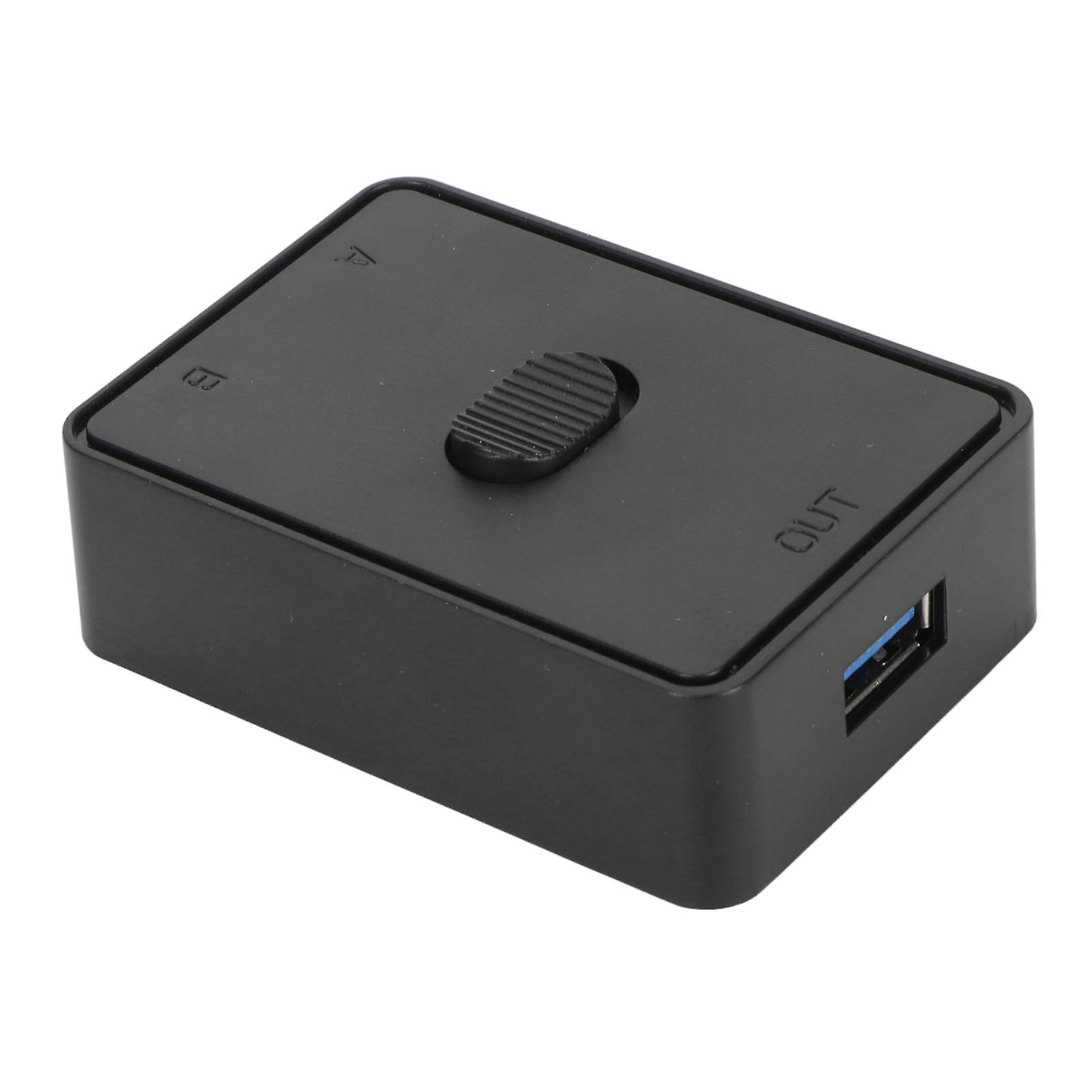 USB 3.0 Switch 2 in 1 out oder 1 in 2 out Bidirektionaler USB-Switch-Wahlschalter USB KVM-Switch für Tastatur, Maus, Scanner, Drucker
