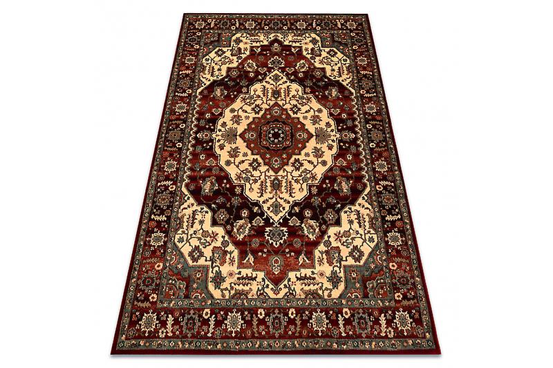 Wool carpet KASHQAI 4377 300 ornament claret / beige